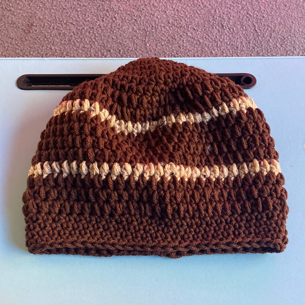 Hand crochet hat